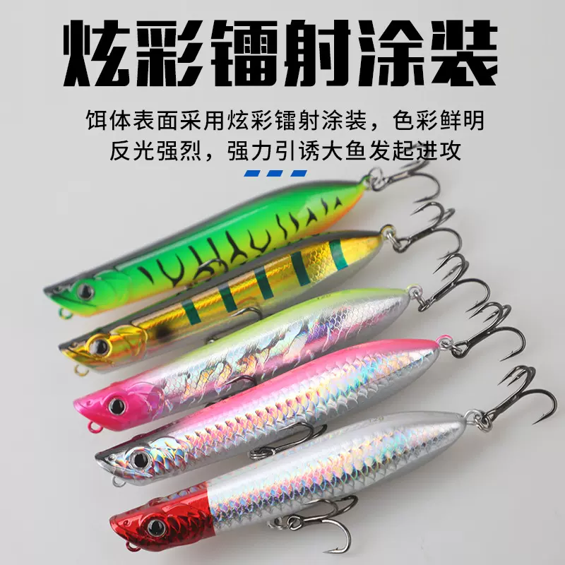 外贸路亚米诺假饵路亚饵8.5g11.5g微物饵鱼饵水面系撞水响珠波爬