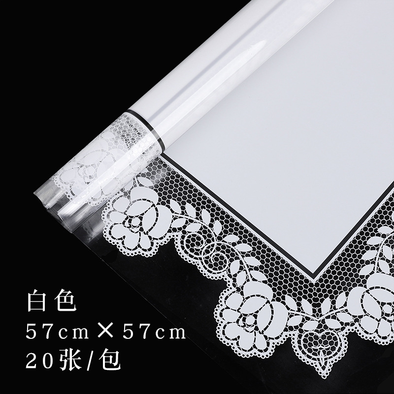 Huaxi encaje pequeño papel de embalaje de flores papel de embalaje de flores artesanal DIY florista impermeable materiales de flor al por mayor comercio exterior