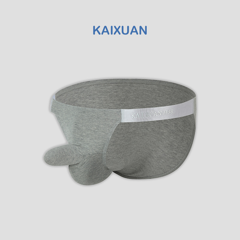 Cross-Border Men's underwear Ice Silk sexy triangle bullet separation European and American low waist underwear T pants one-piece delivery wholesale