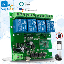 ��΢eWeLink���ܸ��b�� 7-32V 4·WiFi ģ�K�c�����i���iAlexa