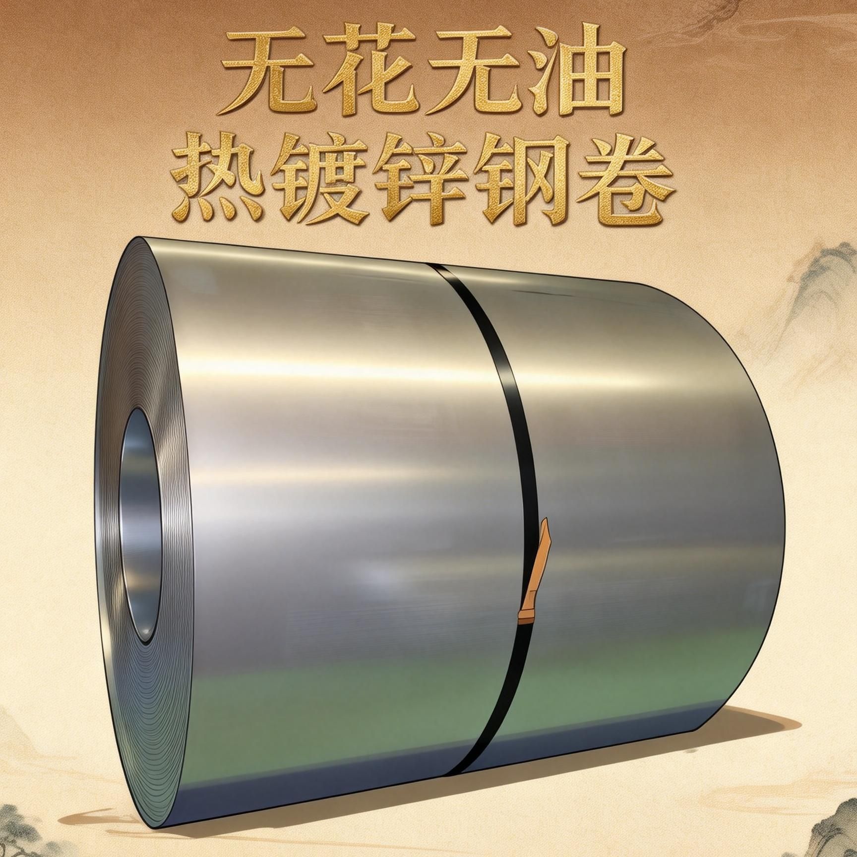 供应国产DC51D+Z120环保无花无油热镀锌板卷按需剪切定轧量大优惠