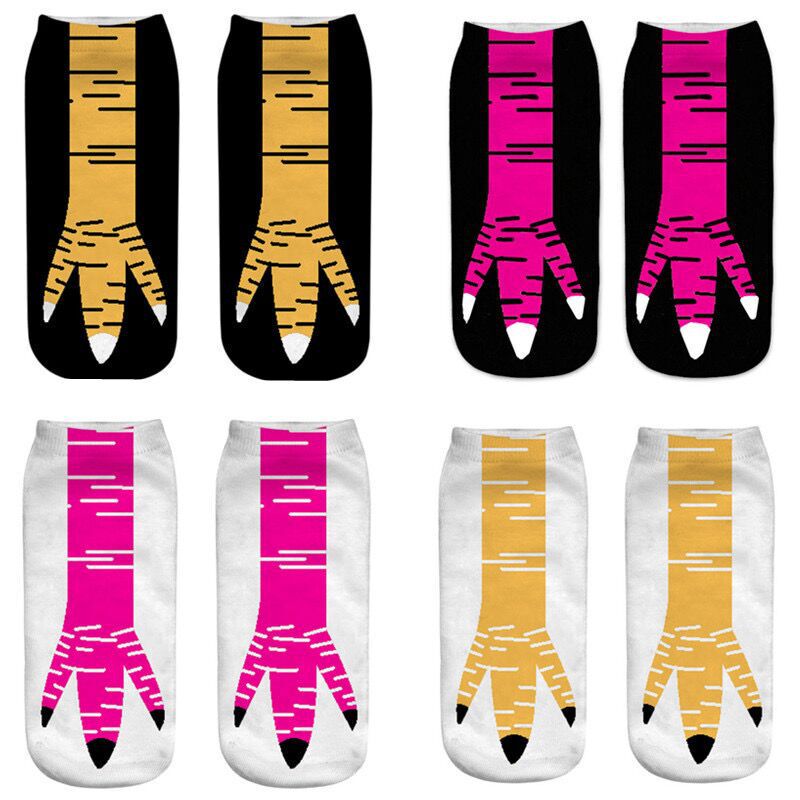 New 3D digital printed socks chicken claw animal claw socks simulation socks men and women cross-border personality socks INS New 3D digital printed socks chicken claw animal claw socks simulation socks men and women cross-border personality socks INS