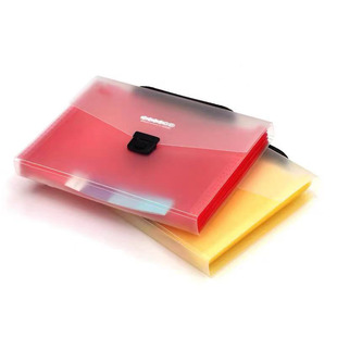 Morning Light Awt90929 Organ Bag Multi-Layer Folder Student Test Paper Storage Receipt A4 Portable Classification File Bag