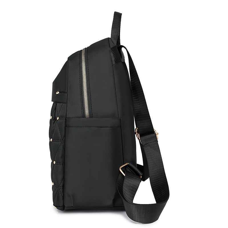 Mochila de Nailon para Mujer, Nueva Moda 2025, Mochila Acolchada para Mujer, Estilo Coreano, Versátil, Gran Capacidad, Mochila de Viaje