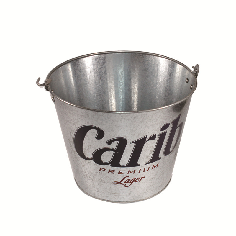 马口铁镀锌冰桶 酒吧KTV啤酒桶 科罗娜香槟啤酒铁桶 影院爆米花桶