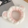 Strawberry, headband, plush cute hair accessory for face washing, 2022 collection