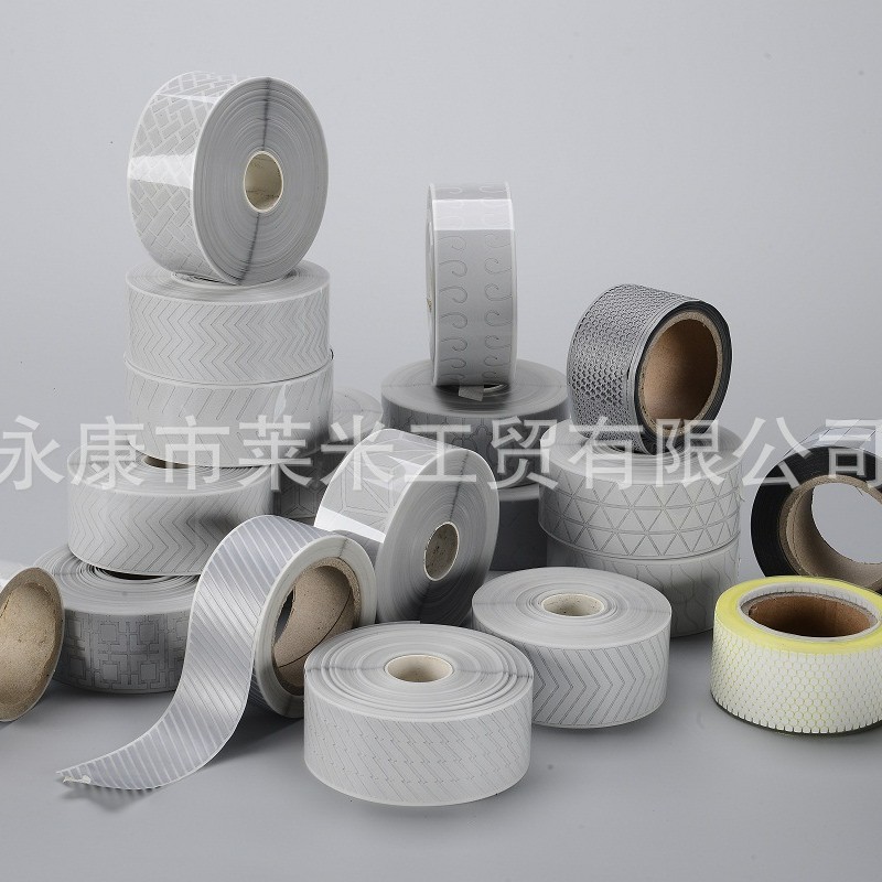 亮银弹力反光热帖膜 耐高温热烫反光条 反光弹性膜