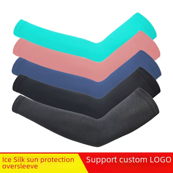 Sunscreen Sleeve Men's and Women's Quick-drying Stretch Breathable Riding Arm Protector Summer Outdoor Sports UV-resistant Ice Silk Sleeve