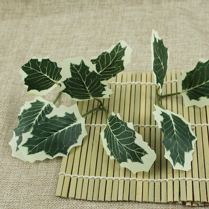 Navidad imitación mosaico accesorios de hoja de serigrafía tríptica hoja de 17CM guirlanda fábrica de decoración al por mayor limitada Navidad