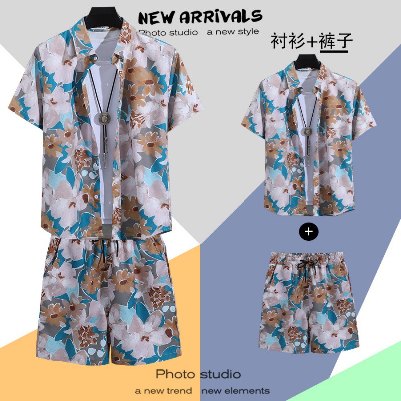 C72 그레이 [슈트] (셔츠+반바지)