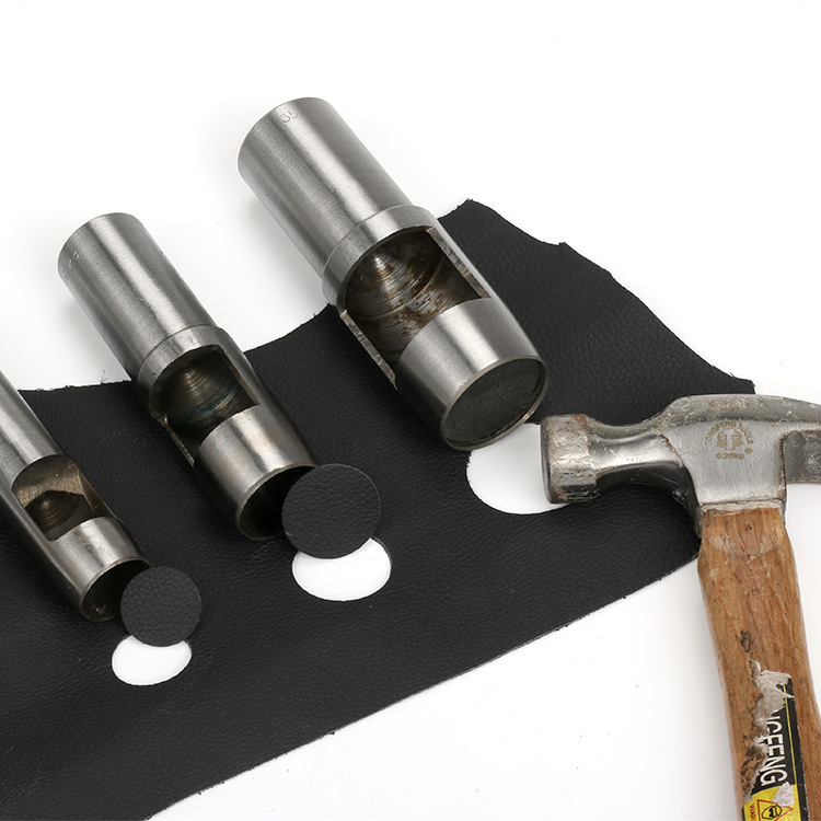 Manufacturer cross-border leather punching, round punching, belt punching, belt leather punching, punching, punching, punching, and hollow tools
