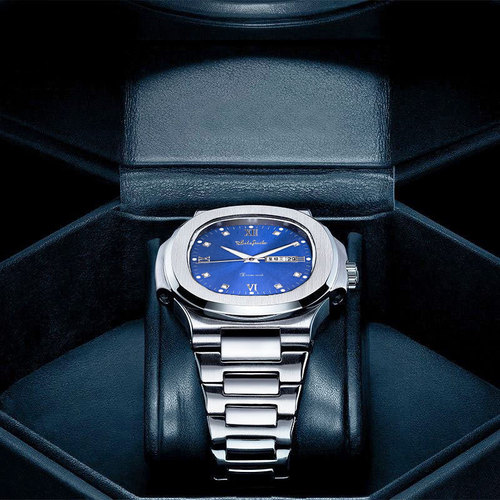 Aili Feida Hollow Nautilus Quartz Watch for Men with Butterfly Clasp – Dropshipping & Wholesale via Live Stream