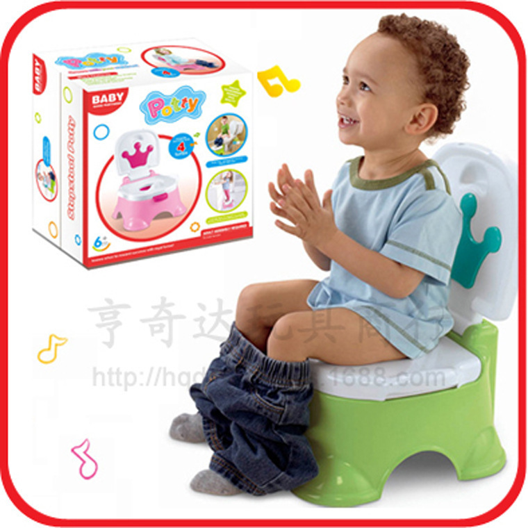 Wholesale Fisher-Price Music Toilet Same Style Infant Urinal Children's Portable Urinal Toilet Seat