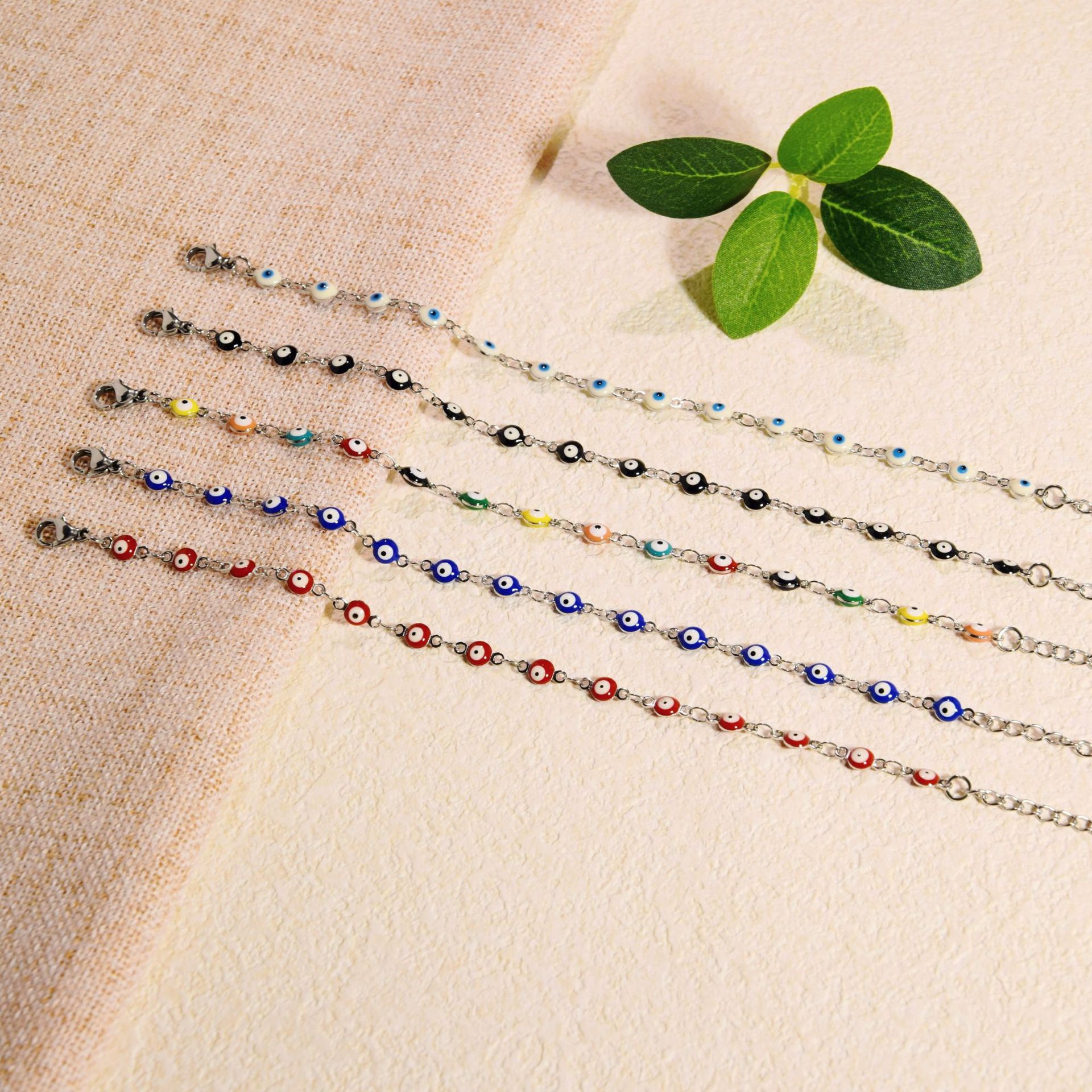 Lucky Evil Eye Red String Bracelet Protection Jewellery Handmade_voghion.com