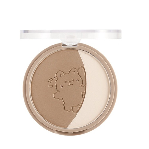 xixi Modern Monochrome Contouring Palette Matte Highlight Face Brightening All-in-one Contouring Palette Natural Shading on the Face