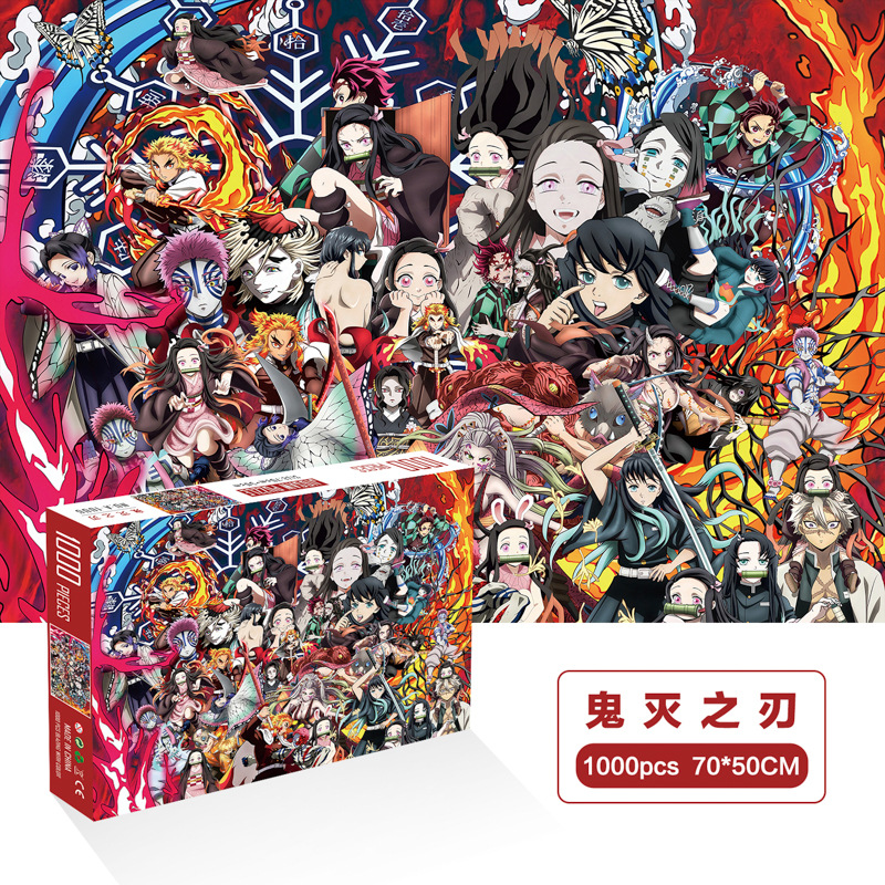 1000 unidades rompecabezas de papel dibujos animados paisaje alta dificultad cerebro quema juego juguetes educativos noche mercado puesto suministro