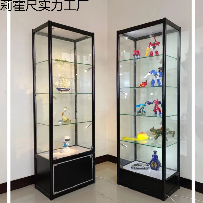 乐高手办展示柜模型玩具玻璃展柜收纳轻奢高达模型