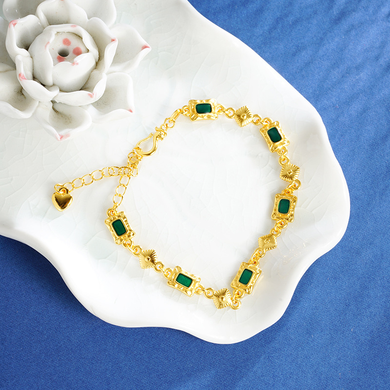 Nuevos productos de verano de lujo ligero de Vietnam Sha Jin, pulseras de bolsas de pulsería