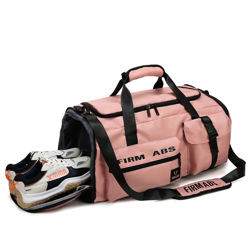 Large-capacity travel bag, dry and wet separation, outdoor sports fitness bag, men's basketball backpack, cycling bag, independent shoe compartment