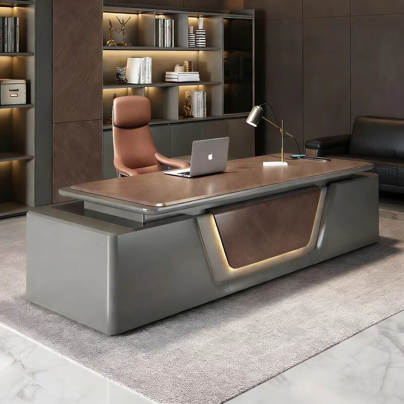 Designer Conference Table, Long Table, Simple Modern Style, Large Conference Room Table and Chair Set, Small Negotiation Table, Reception Table and Chairs