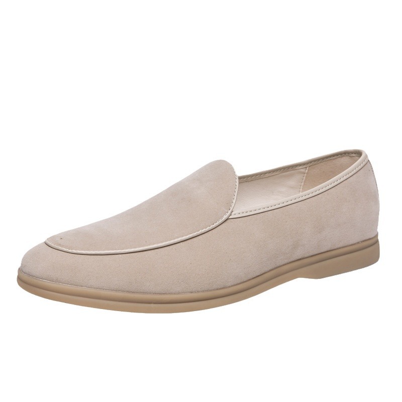 Fábrica de venta directa 2025 primavera y otoño exportación de alta edición LP suave casual Gaobang zapatos de cuero para hombres zapatos de Lefour