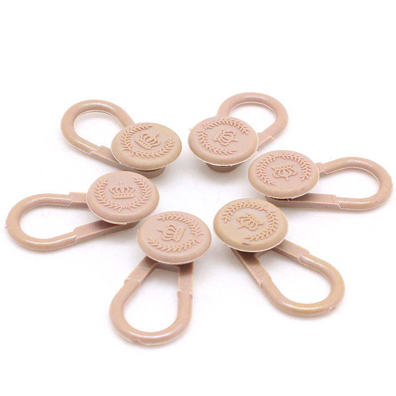 Cruz-frontera 10mm cuello elástico camisa elástica protección del medio ambiente aleación primavera cintura ajuste hebilla cintura expansión hebilla extensor