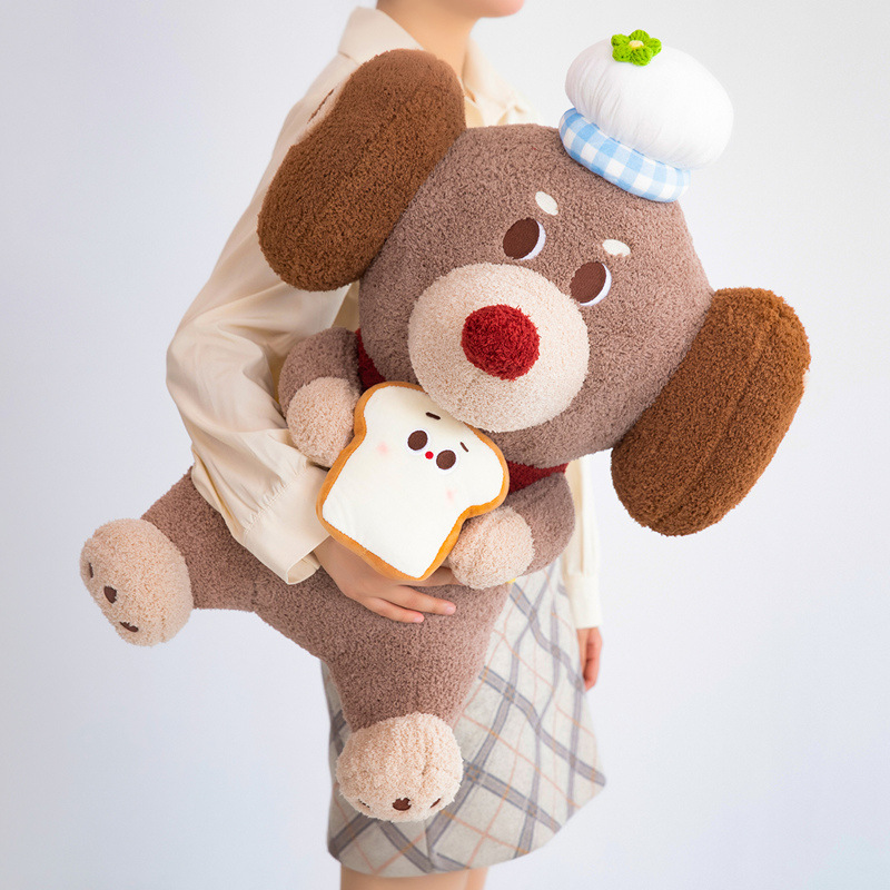 Muñecas extrañas muñecas adorables tostadas salchicha perro juguetes de peluche feos abstracción descompresión regalo de cumpleaños para chicas hombres
