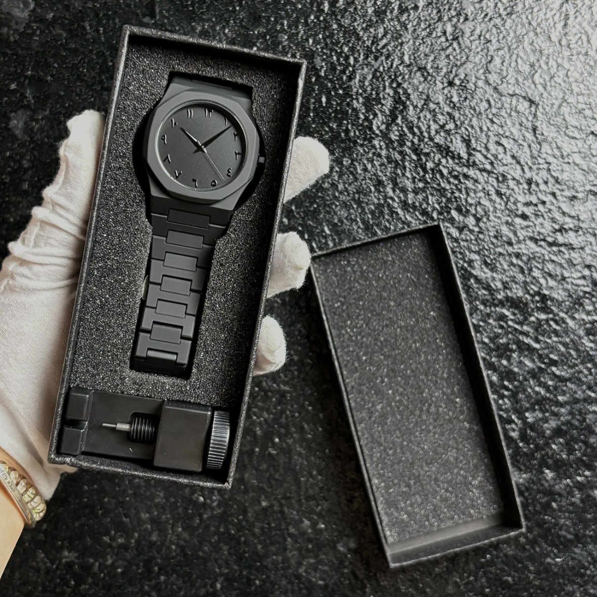 1158-42 domestic movement battery double snap button