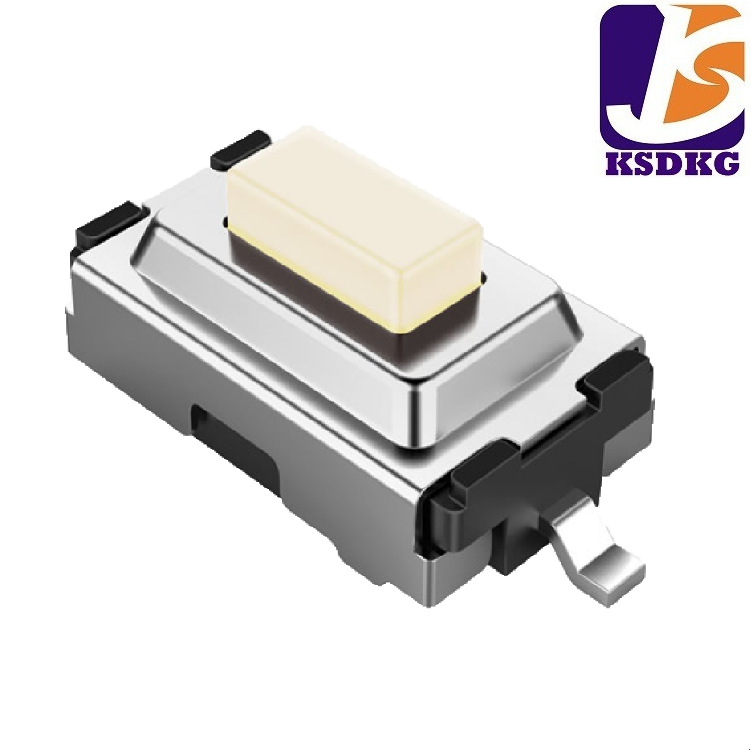 耐温复位轻触开关 方形按钮轻触开关 白色按钮轻触开关