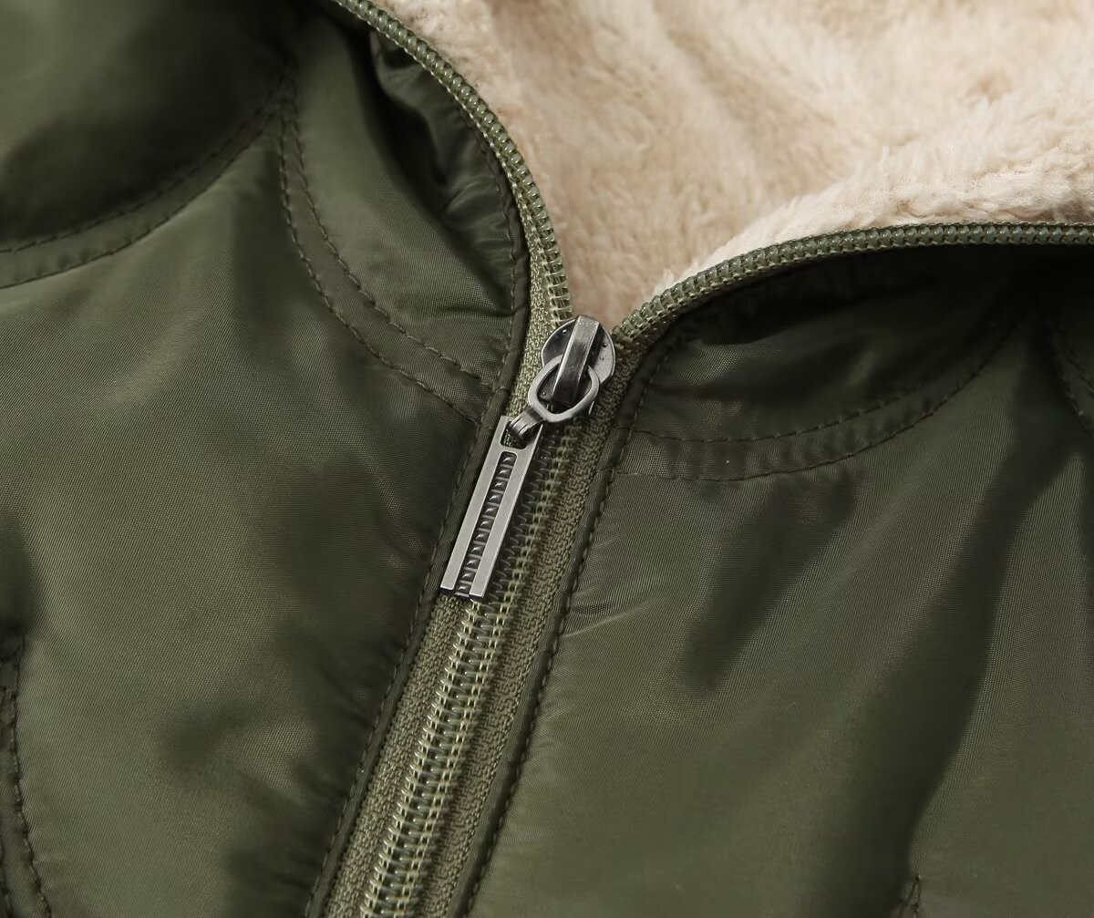 Women's Winter Coat Hooded Velvet Lined Thick Warm Casual Jacket_voghion.com