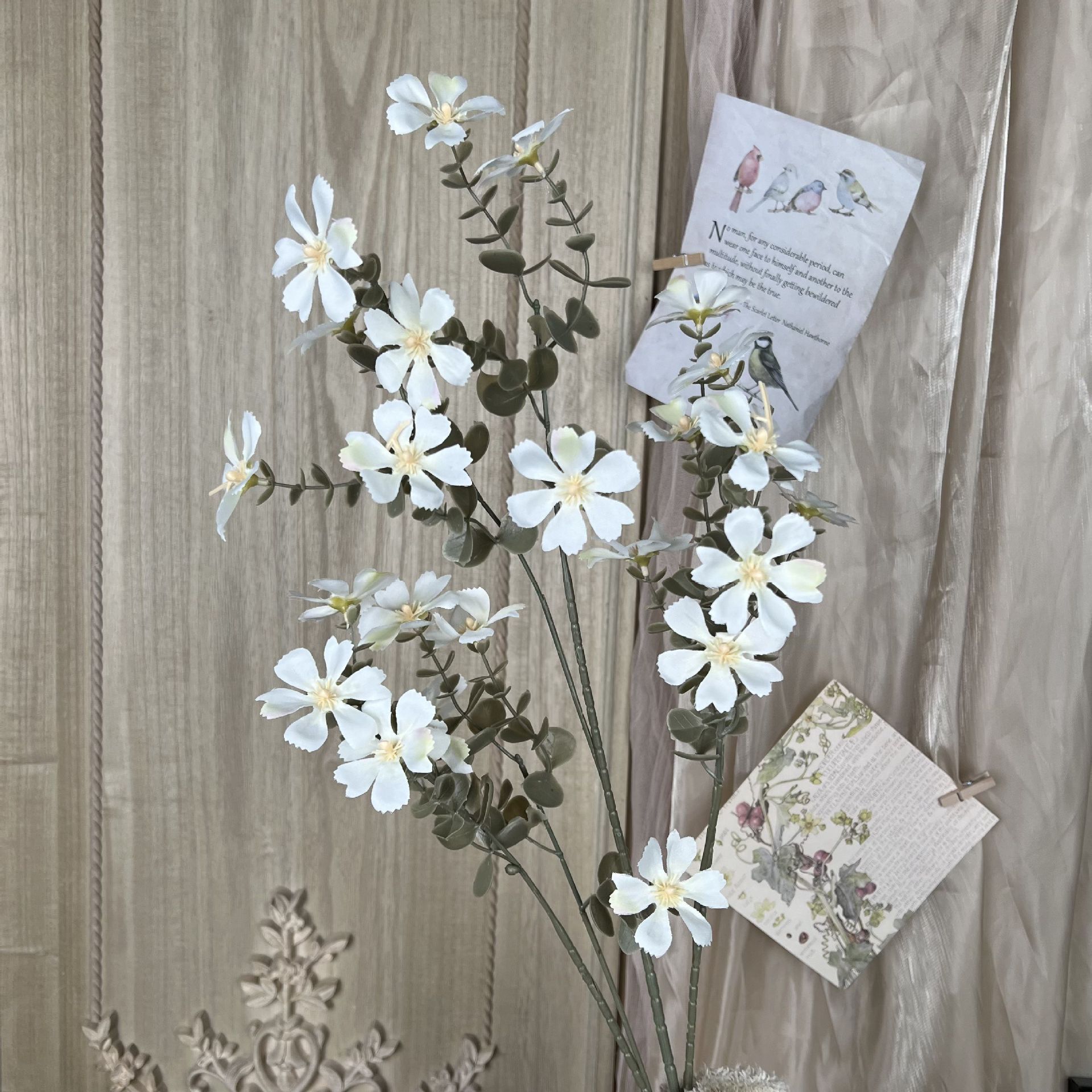 MJ-Pequena Flor Selvagem-Branca