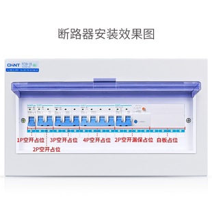 Chint Air Switch NBE7 Household 2P Leakage Protection Circuit Breaker 63A Total Air Open Air Conditioning Switch with Leakage Protection
