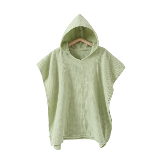 Children's bath towel poncho is more absorbent than pure cotton. Special for older children, girls can wear hooded bathrobe for summer swimming and bathing.