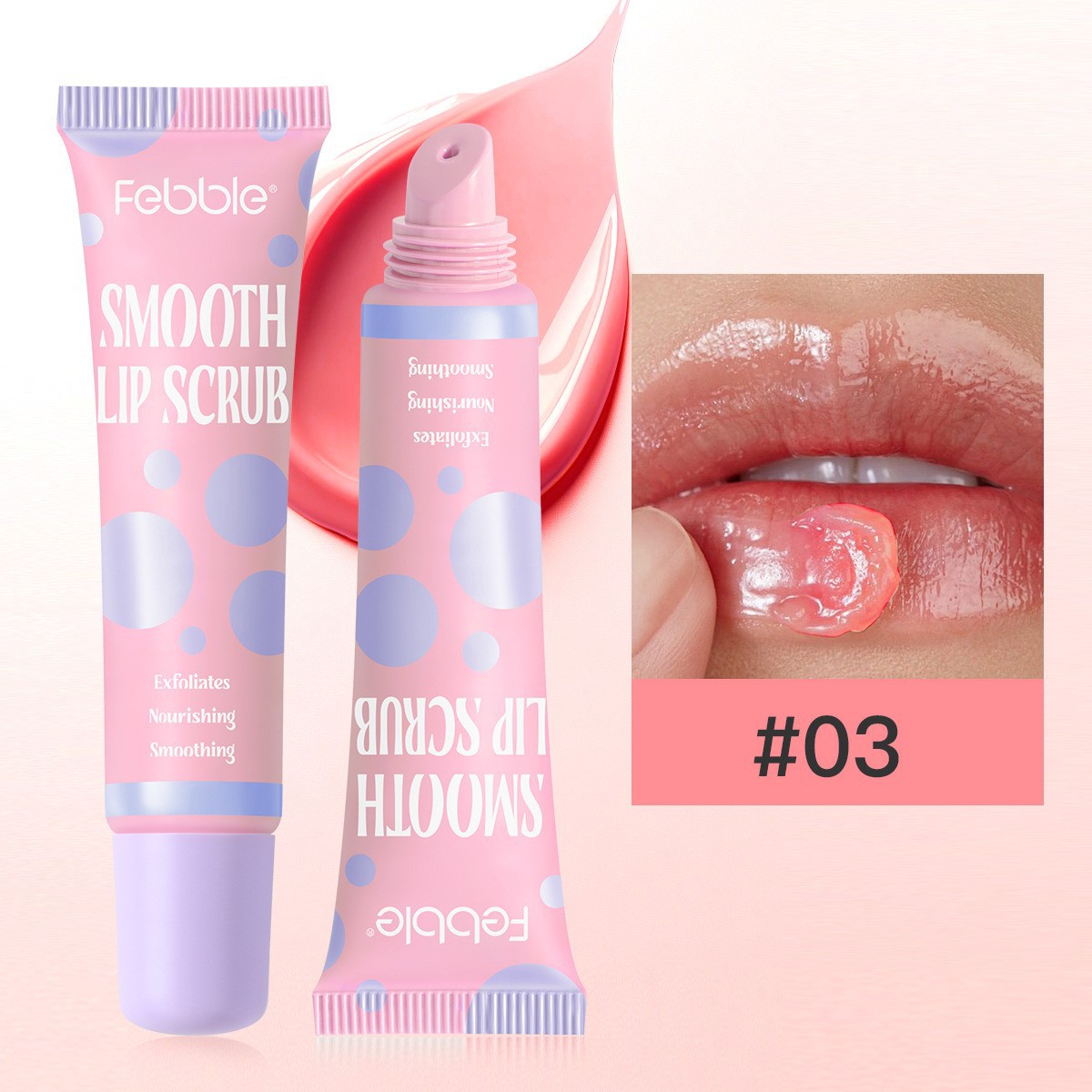 Febble Exfoliante de lunares de labios transfronterizos Hidratante Hidratante Hidratante Hidratante Hidratante Al por mayor FBC067