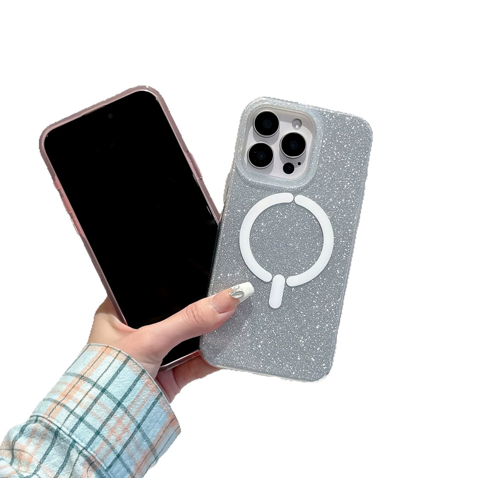 Apple, совместимый чехол для телефона pro, iphone15, прозрачный защитный чехол, градиент, 15promax, защита от падения