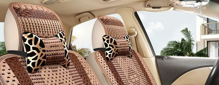 Summer five-seater breathable all-season applicable seven-seater ice silk car seat cushion, summer single-seater special car seat cover, full coverage