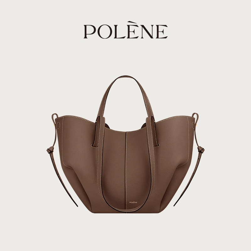 現物polen波霊恩翼包Cyme牛革バケツバッグトート大容量通勤女性バッグ