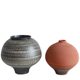 Modern minimalist flower table art vase flower arrangement ceramic vase model room decoration minimalist style living room