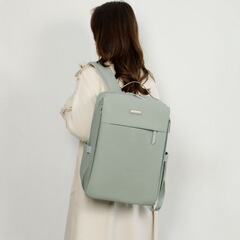 新しいクロスボーダービジネスバックパック男性と女性のための多機能コンピュータバッグ大容量スクールバッグレザーフィルム防水バックパック