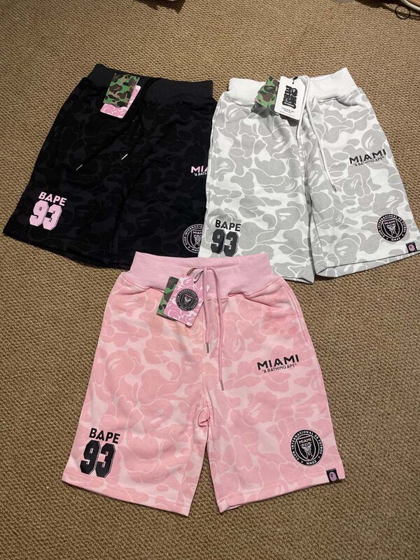Cross-Border Wholesale Bapex Miami Trendy Shorts Foreign Trade Dropshipping Ape Head Miami Casual Sports Pants