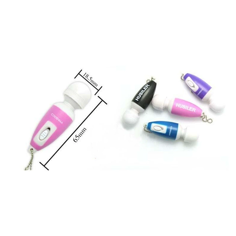Mini Keychain Vibrating Massager, Pocket-Sized AV Stick, Compact Vibration Rod, 5 Colors