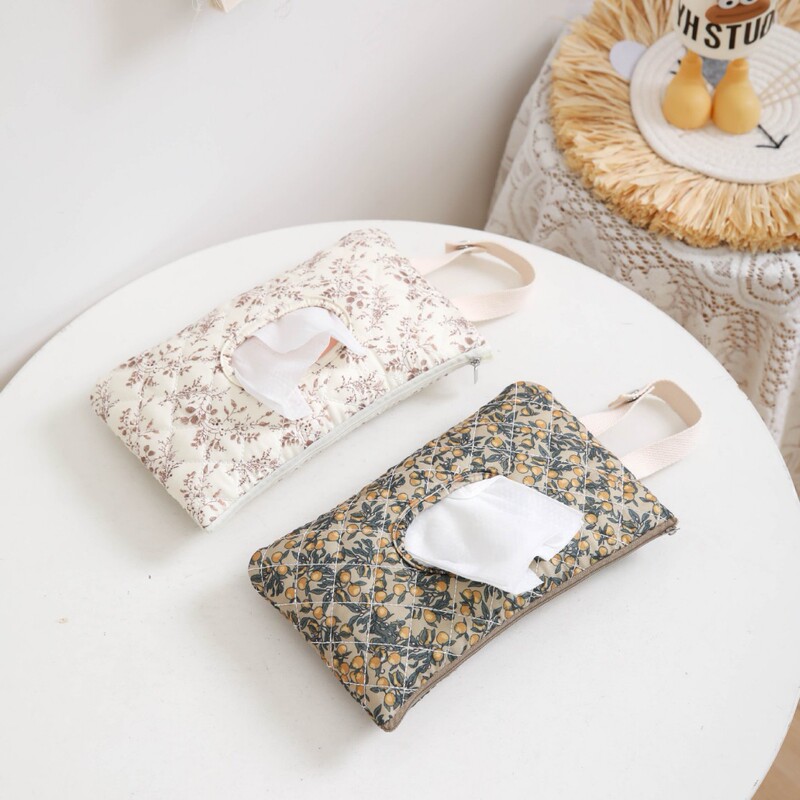 Cross-Border Floral Patterned Diaper Pad Storage Bag for Mother and Baby, Portable Milk Powder, Toy, and Wet Wipes Bag
