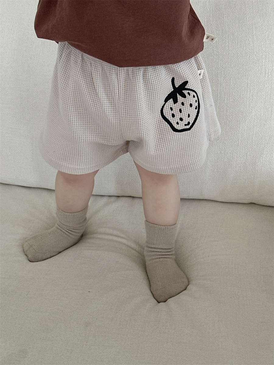 Conjunto de camiseta de manga corta y pantalones cortos de verano para niños, ropa infantil fina de estilo coreano, ropa de verano para bebés, ropa de verano para niños