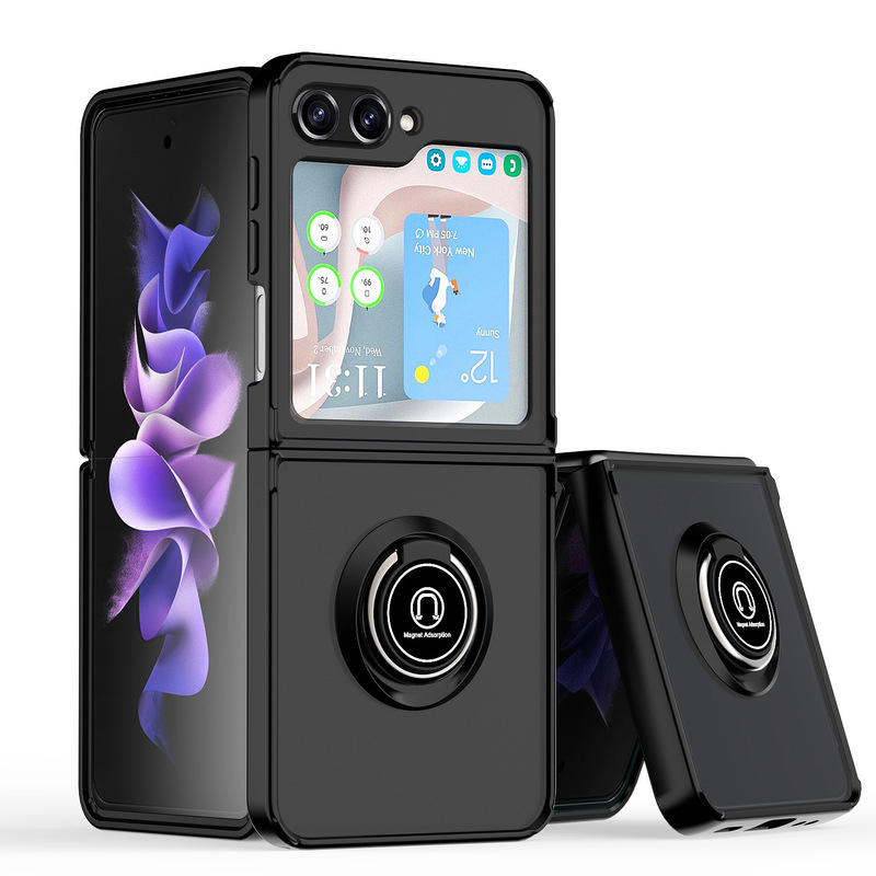 Suitable for Samsung Galaxy Z Flip 40% off Stacked Mobile Phone Case Flip7 Qiying First Generation Magnetic Ring Anti-Fall Cover