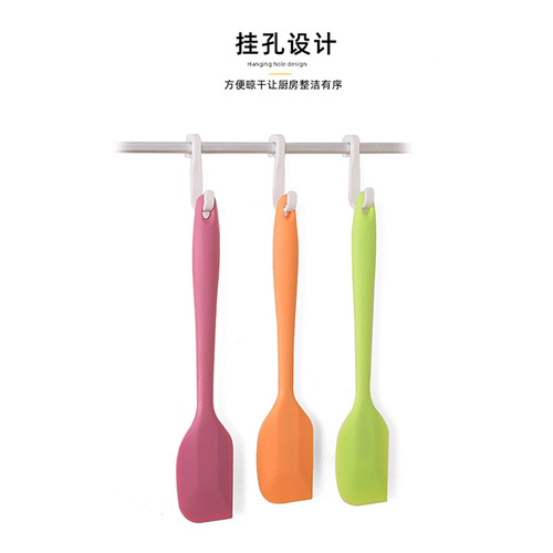43g small high-temperature one-piece silicone spatula cake cream silicone spatula small scraper baking tool