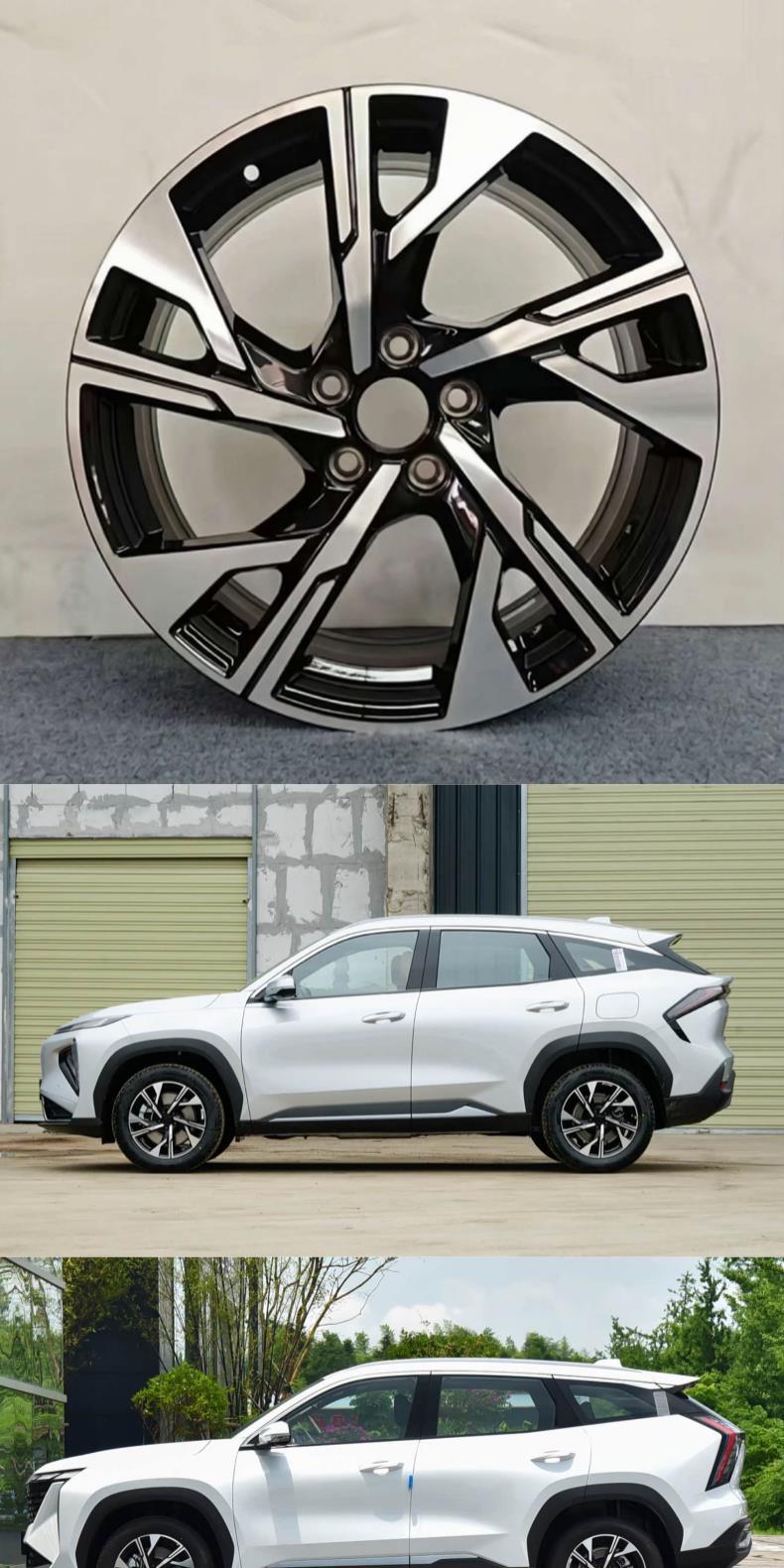 Suitable for 18inch Geely Boyue L Galaxy L7 wheel rims, 2024 and 2025 models of Boyue L, Galaxy L7, L6 aluminum alloy wheel rims