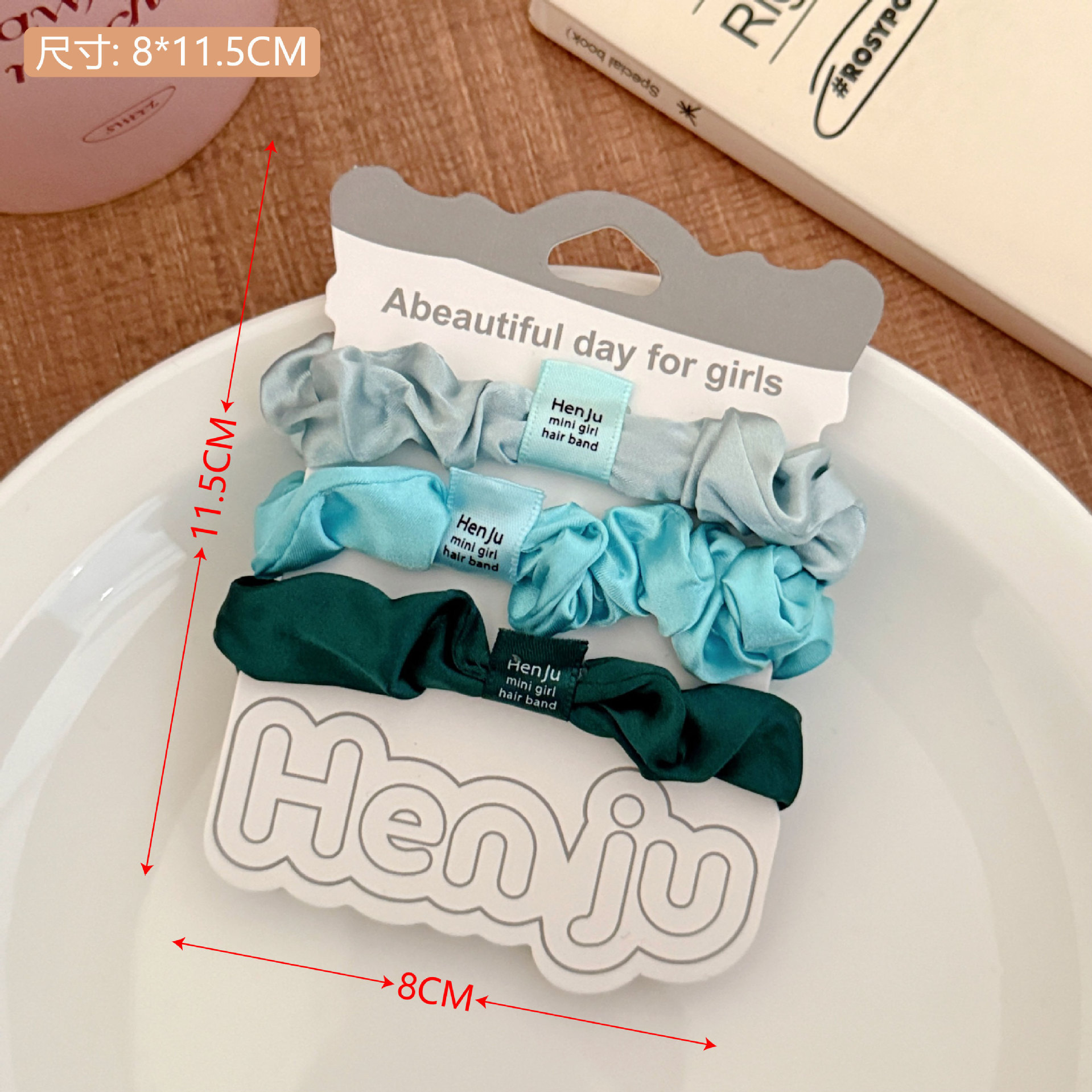 Nuevo punto ondulado anillo de pelo intestino delgado adornamiento de cabello de alta elasticidad duradera cuerda de cabello de correa de cabello para chicas al por mayor