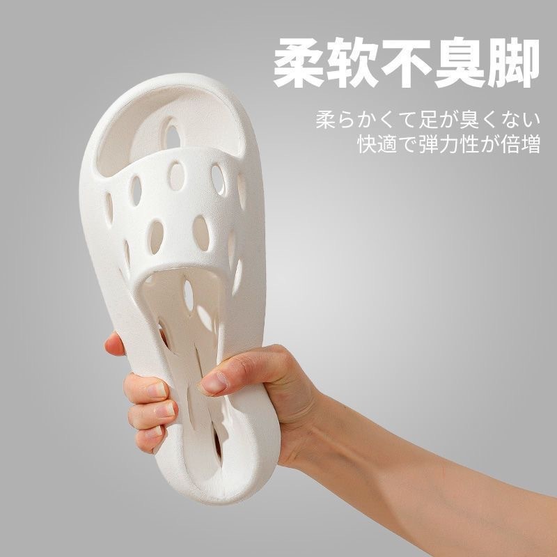 メーカー卸売り浴室透かしスリッパ女性家庭用カップル滑り止め夏風呂水漏れホテルサンダル男|undefined