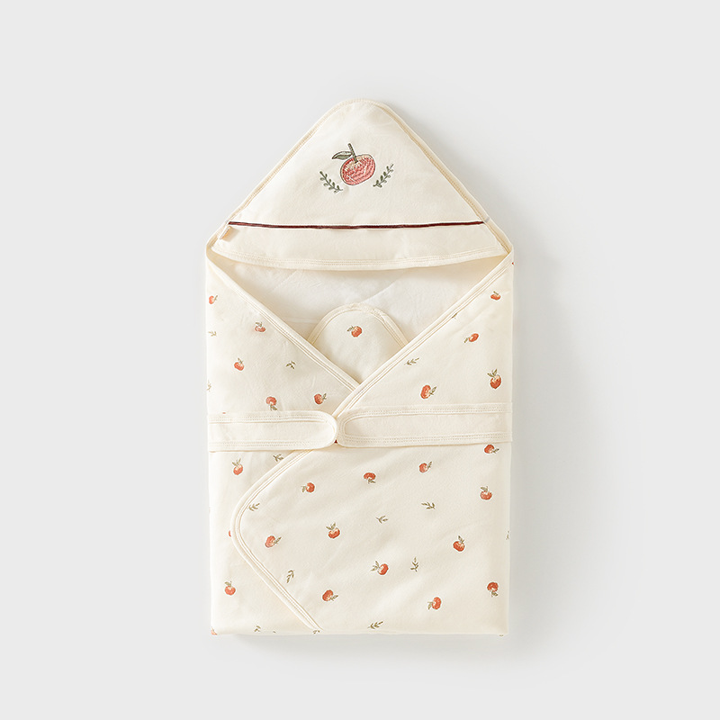베이지 (사과 자수 60g 이불) 90*90cm