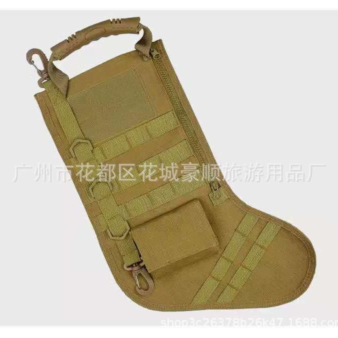 Тактические носки MOLLE Рождество, военный сумка аксессуары, хранение, рождественская накладка-носок, уличные спортивные взрослые носки на Рождество